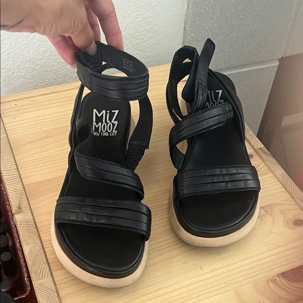 Miz Mooz NYC Strappy ankle gladiator Sandals. Excellent used condition.$59 OBO